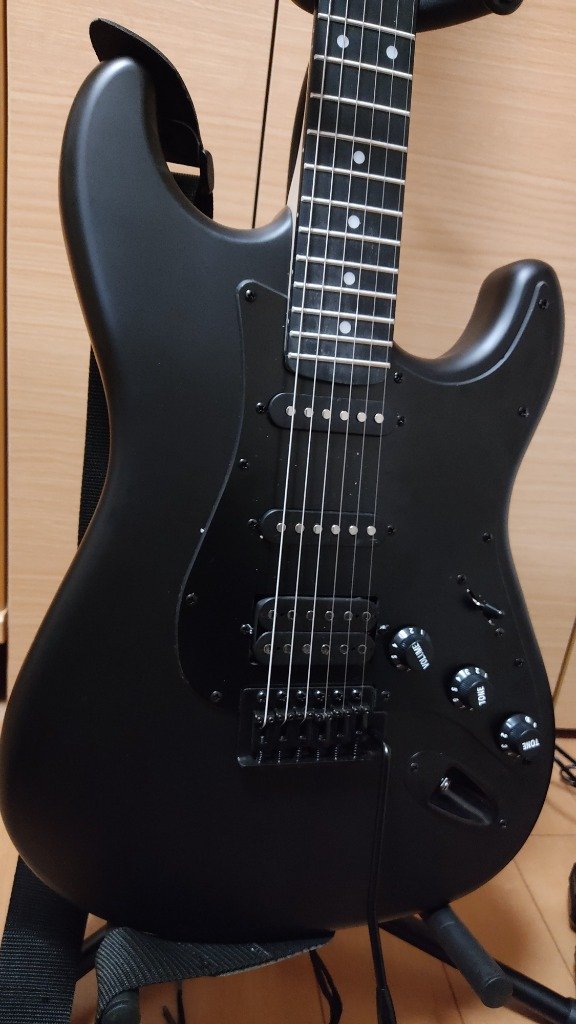 SELDER エレキギター ブラックマット仕様 STC-04 13点初心者セット